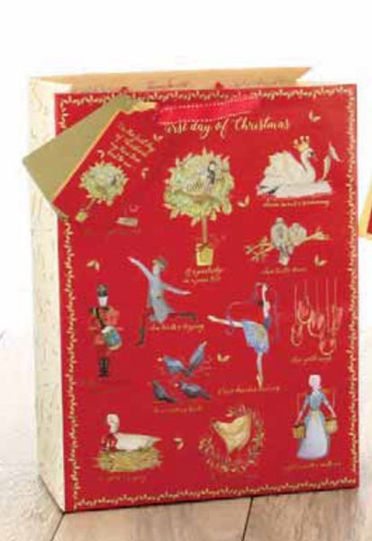 Christmas Gift Bags - Large 12 Days of Christmas