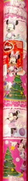 Rollo de papel de regalo de Navidad - Disney Minnie o Mickey