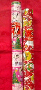 Christmas Gift Roll Wrap - Disney Minnie or Mickey