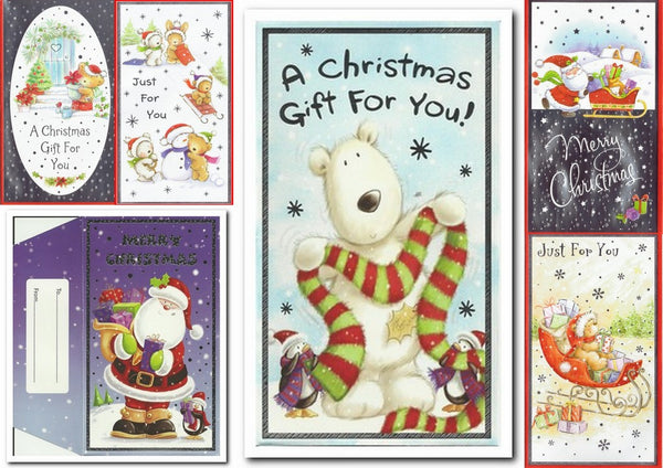 Christmas Card - Gift Wallet - Cute Selection