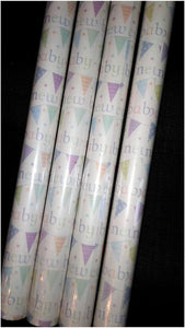Gift Roll Wrap - New Baby Bunting