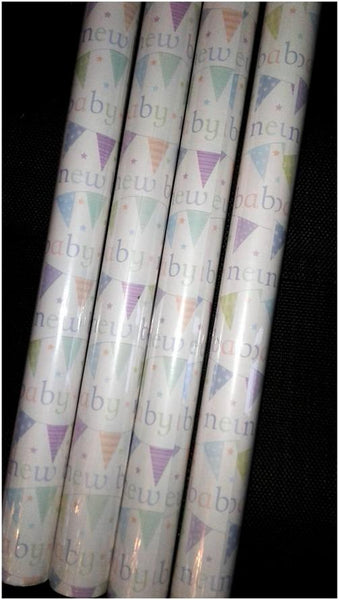 Gift Roll Wrap - New Baby Bunting