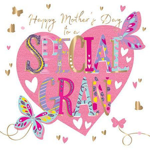 Mother's Day Card - Gran - Special Gran from Talking Pictures,  Mother's day cards in France, Cartes de voeux Fete des Meres, English cards in France